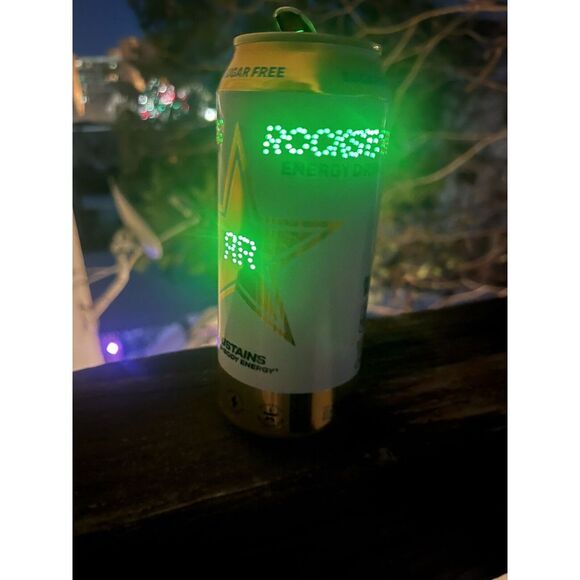 Rockstar Energy Drink‎ Collectible Lamp Can Green Light - Picture 7 of 10